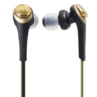 audio-technica 铁三角 ATH-CKS550iS 入耳式动圈有线耳机 金色 3.5mm