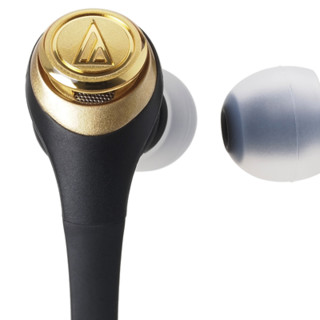 audio-technica 铁三角 ATH-CKS550iS 入耳式动圈有线耳机 金色 3.5mm