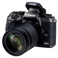 Canon 佳能 EOS M5 APS-C画幅 微单相机 黑色 EF-M 18-150mm F3.5 IS STM 变焦镜头 单头套机