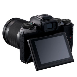 Canon 佳能 EOS M5 APS-C画幅 微单相机 黑色 EF-M 18-150mm F3.5 IS STM 变焦镜头 单头套机