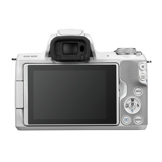 Canon 佳能 EOS M50 APS-C画幅 白色 微单相机 单机身
