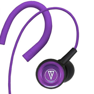 audio-technica 铁三角 ATH-COR150 入耳式挂耳式有线耳机 紫色 3.5mm