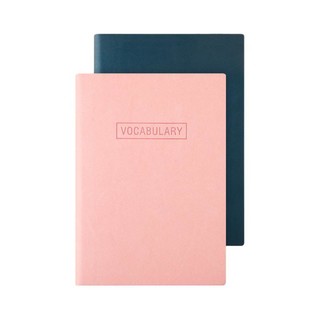 白金丽人 A5线装笔记本 粉色+墨绿色 2本装 p-136
