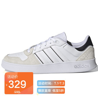 adidas ORIGINALS 阿迪达斯 ADIDAS 男子 网球系列 BREAKNET PLUS 运动 网球鞋 FY5914 43码 UK9码