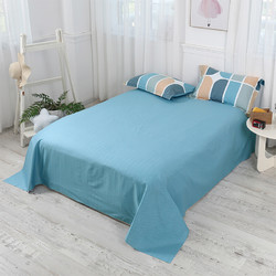MERCURY 水星家纺 全棉床单 纯棉被单加厚单加大双人单件 1.5/1.8米床通用 200×230cm 瑞白