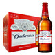 PLUS会员：Budweiser 百威 淡色拉格啤酒 460ml*12瓶