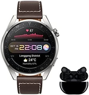 HUAWEI 华为 Watch 3 Pro Classic 4G 智能手表 + Freebuds Pro 无线蓝牙耳机