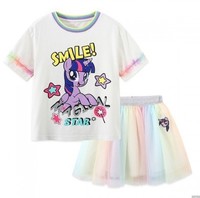 My Little Pony 小马宝莉 女童短袖短裙套装