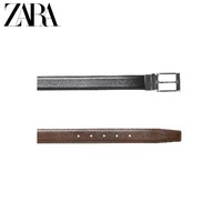 ZARA 06907415800 男士牛皮革双面腰带