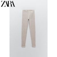 ZARA [折扣季]  女装 度假风纹理打底裤卫裤