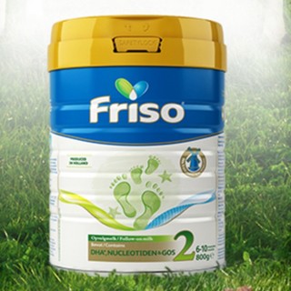 Friso 美素佳儿 金装系列 较大婴儿奶粉 荷兰版 2段 800g