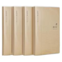 deli 得力 学科本系列 T1696 16K线装本 数学本 4本装