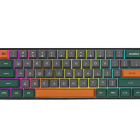 SKYLOONG GK61 61键 有线机械键盘 混色 佳达隆G轴茶轴 RGB
