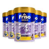 Friso 美素佳儿 金装系列 儿童奶粉 新加坡版 4段 900g*5罐