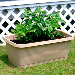 IRIS 爱丽思 阳台种菜盆 塑料长方形 家庭蔬菜种植 植物种植箱 大号花盆
