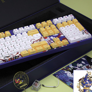 VARMILO 阿米洛 VA108M 鸳 精装版 108键 有线机械键盘 黄白 Cherry银轴 无光