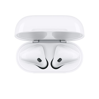 Apple 苹果 AirPods 2 半入耳式真无线蓝牙耳机 有线充电盒 白色