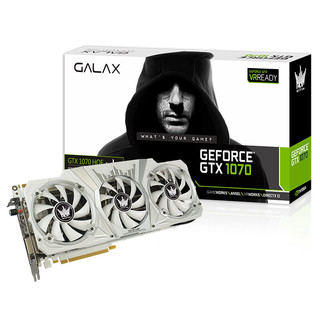 GALAXY 影驰 GeForce GTX 1070 名人堂 1620 显卡 8GB 白色