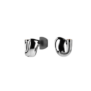 aune 奥莱尔 Jasper 入耳式挂耳式动圈有线耳机 银色 3.5mm