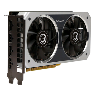 galaxy 影驰 geforce gtx 1650 ultra 大将 oc d6 显卡 4gb 银黑色