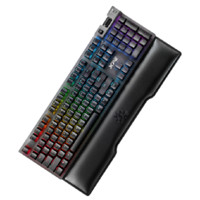 XPG SUMMONER 104键 有线机械键盘 黑色 Cherry青轴 RGB