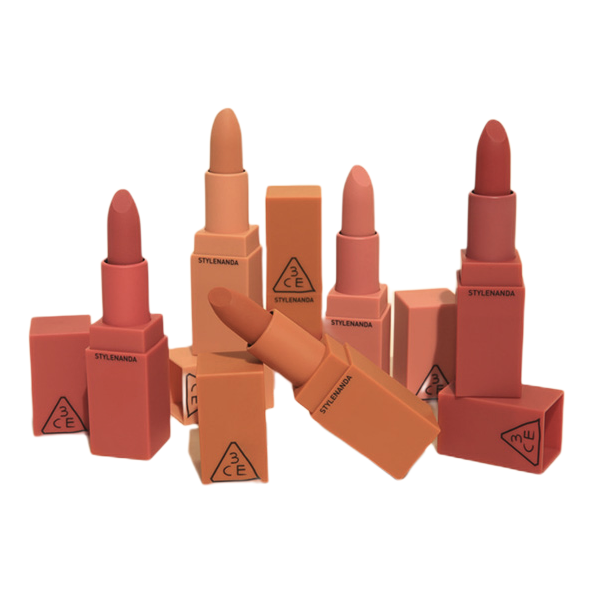 3CE 哑光口红  220南瓜色909红棕色雾面显白唇膏