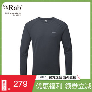 Rab 睿坡 RAB QBU-68 男款户外运动长袖T恤