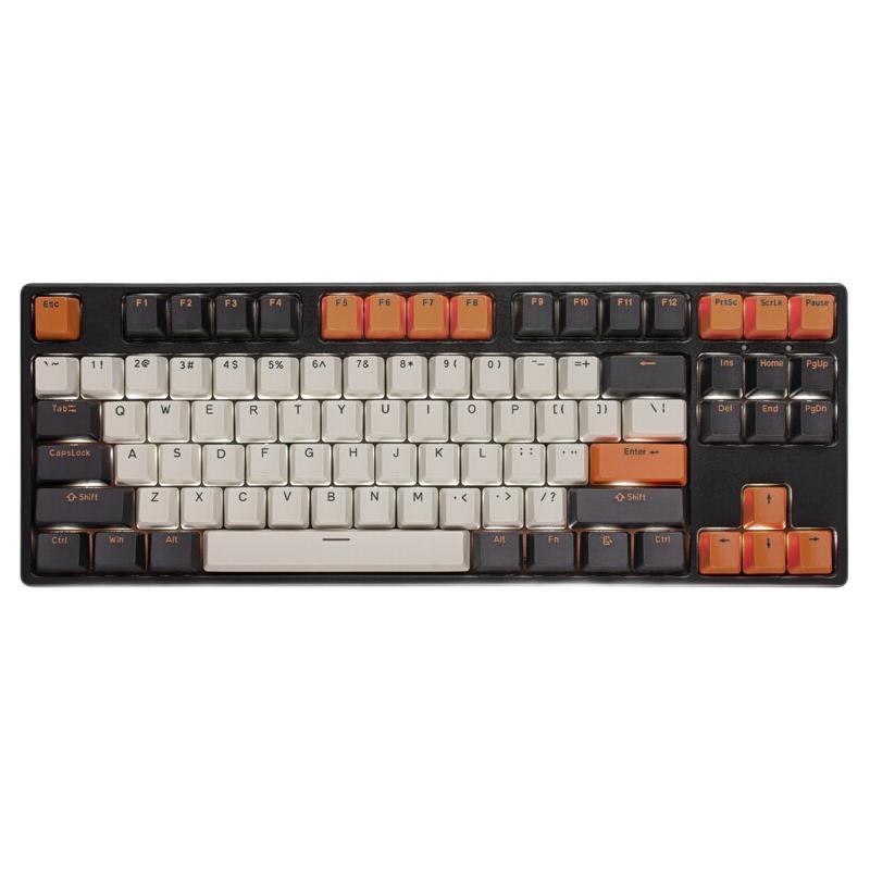 ROYAL KLUDGE RK987 87键 2.4G 蓝牙多模无线机械键盘 黑色 国产红轴 单光
