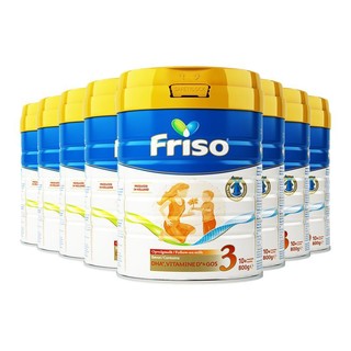 Friso 美素佳儿 金装系列 幼儿奶粉 荷兰版 3段 800g*8罐