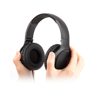 CREATIVE 创新 Sound BlasterX H3 耳罩式头戴式有线耳机 黑色 3.5mm