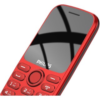 PHILIPS 飞利浦 E102A 移动联通版 2G手机 绚丽红