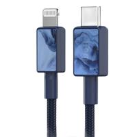 ifory 安福瑞 MFi认证 Type-C转lightning 3A 数据线 涤纶编织 1.8m 海军蓝