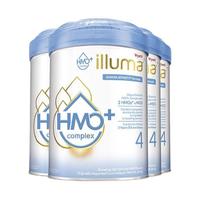 illuma 启赋 HMO+系列 儿童奶粉 港版 4段 850g*4罐