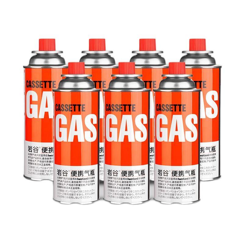 iwatani 岩谷 便携气瓶 白橙 250g*7瓶