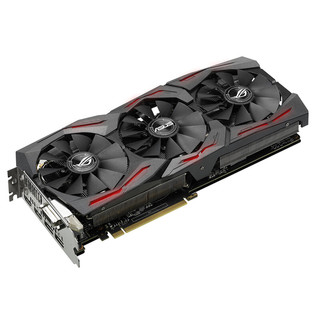 ROG 玩家国度 STRIX GeForce GTX 1070 O8G GAMING 显卡 8G 黑色