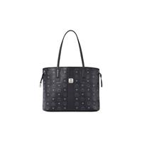 MCM Visetos系列 女士双面购物袋 MWPAAVI02BK001 黑色 中号
