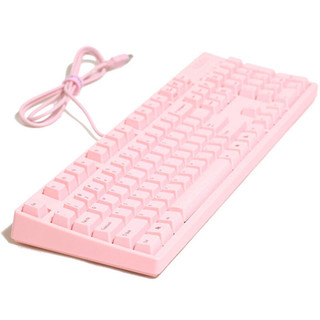FILCO 斐尔可 104圣手二代 FKBN104MRL/EP2 104键 有线机械键盘 正刻 粉色 Cherry红轴 无光
