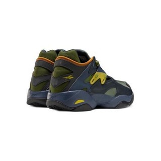 Reebok 锐步 Pump Court 中性休闲运动鞋 FX9929 蓝色/绿色/黄色 44.5