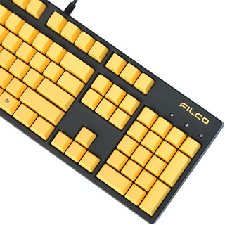 FILCO 斐尔可 104圣手二代 FKBN104ML/EFY2 104键 有线机械键盘 侧刻 黄金 Cherry黑轴 无光