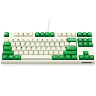 FILCO 斐尔可 87键圣手二代 FKBN87M/EWG2 87键 有线机械键盘 正刻 奶白绿色 Cherry茶轴 无光