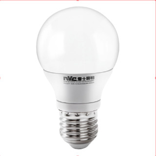 NVC Lighting 雷士照明 E-NLED0024 E27螺口灯泡 5W 白光 十只装