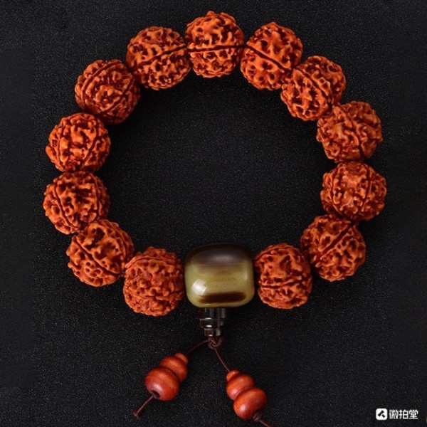 夹珠尼泊尔金刚手串约20mm13颗大气精美手串时尚潮流文玩