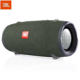 JBL 杰宝 XTREME2 音乐战鼓二代 便携式蓝牙音箱+低音炮 户外音箱 电脑音响 防水设计 可免提通话 绿色