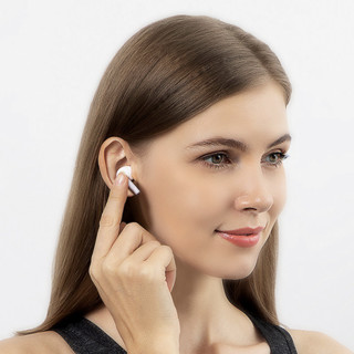 BASEUS 倍思 Encok W3 半入耳式真无线动圈降噪蓝牙耳机 陶瓷白