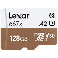 Lexar 雷克沙 microSD存储卡 128GB（UHS-I、V30、A2）