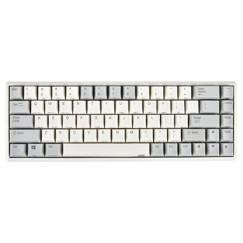 NIZ 宁芝 Atom68 68键 蓝牙双模静电容键盘 35g 白灰