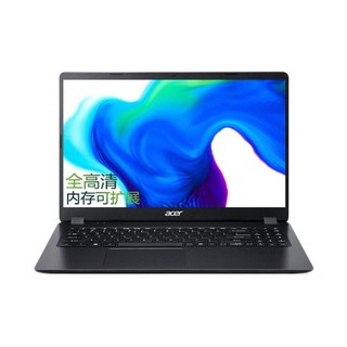 acer 宏碁 墨舞 EX215 15.6英寸 轻薄本 黑色(酷睿i5-1035G1、核芯显卡、8GB、256GB SSD、1080P、EX215-52-53UZ)