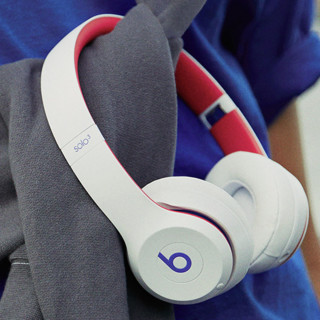 Beats Solo3 Wireless 耳罩式头戴式降噪 蓝牙耳机 学院白