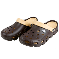 WARRIOR 回力 男女款拖鞋 HL049 咖啡色 44