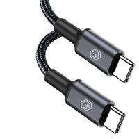 J.ZAO 京东京造 JZTCA21B 双Type-C 100W 数据线 尼龙编织 2m 黑色